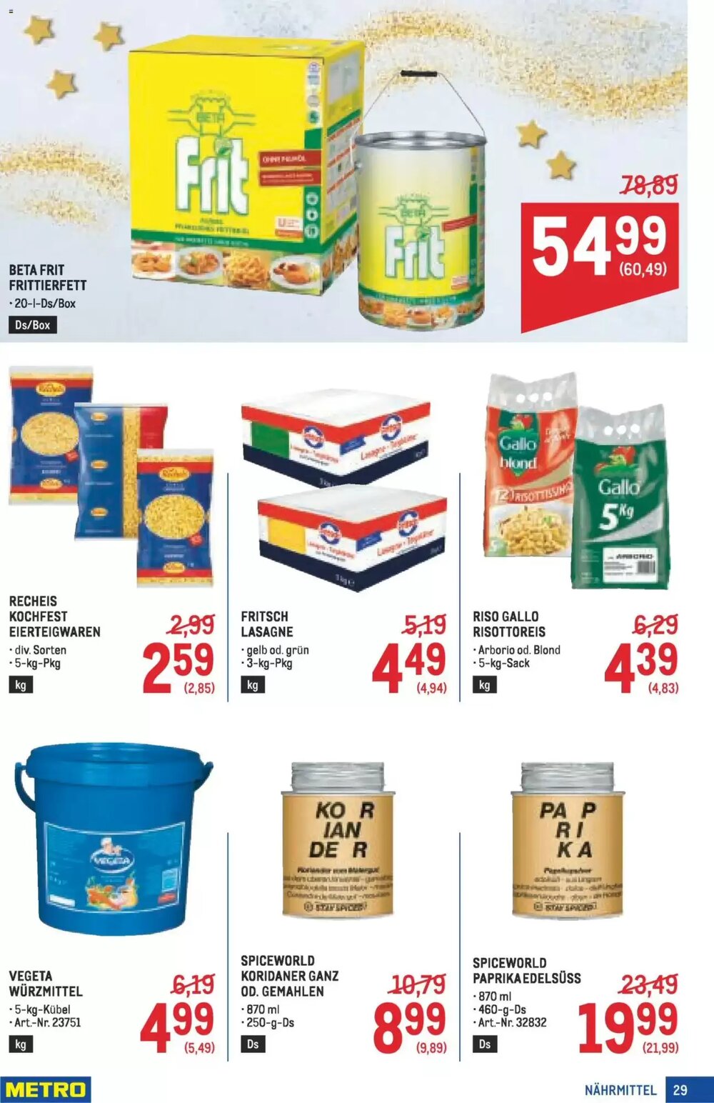 Metro Flugblatt (ab 27.11.2025) - Angebote und Prospekt - Seite 29