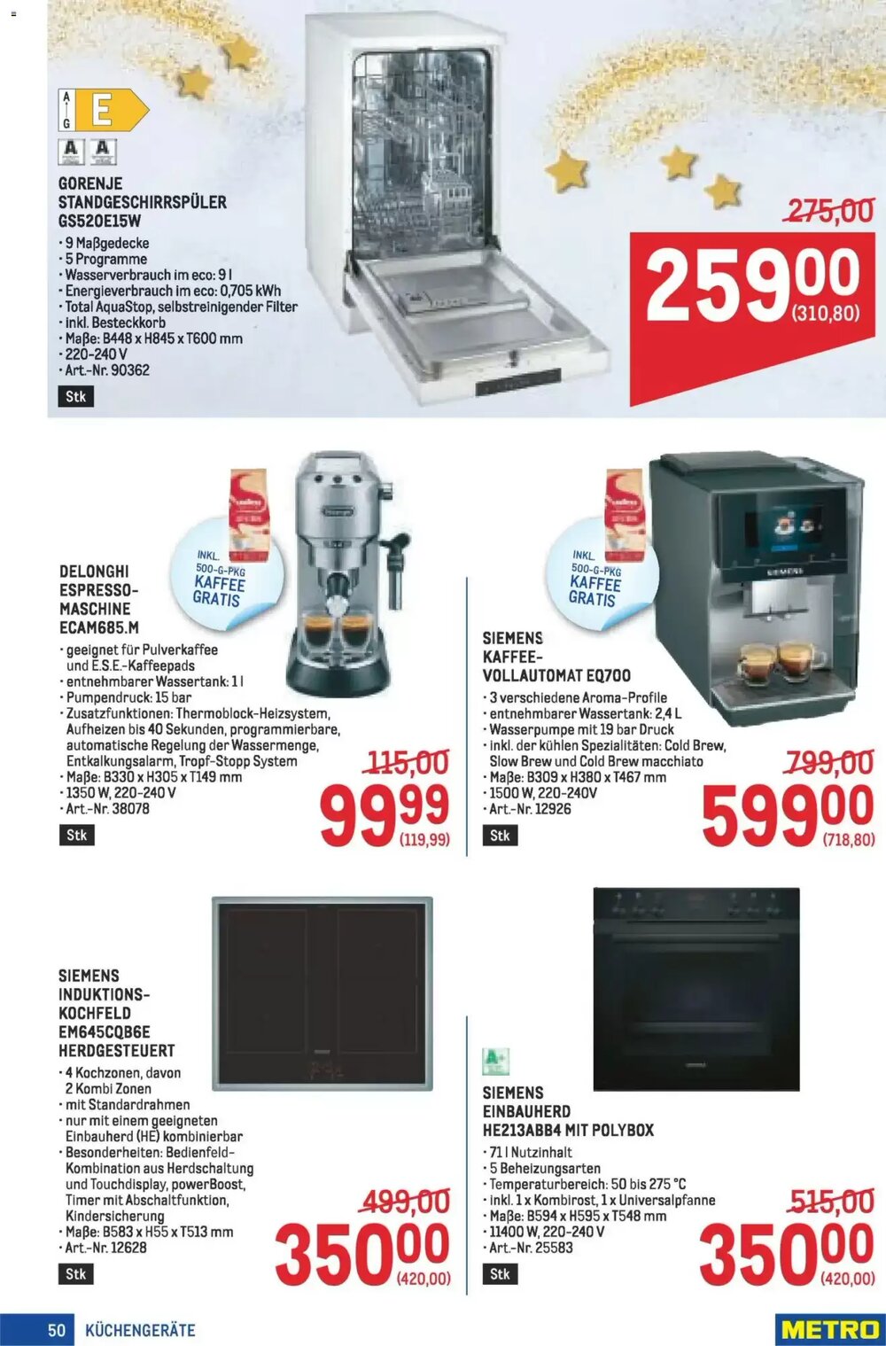 Metro Flugblatt (ab 27.11.2025) - Angebote und Prospekt - Seite 50