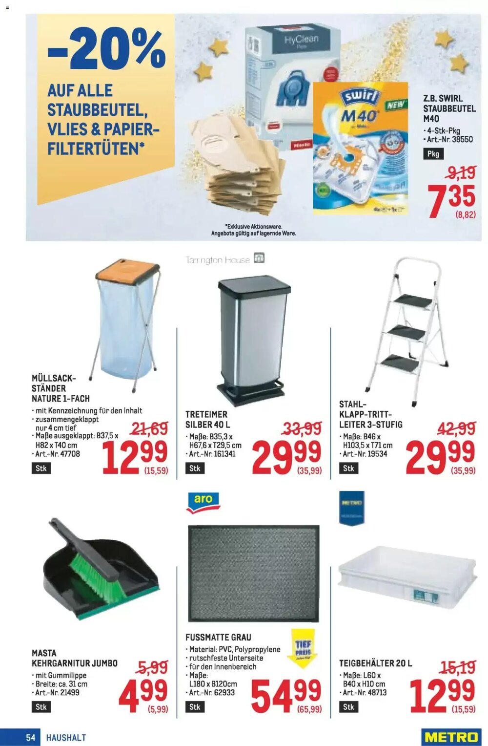 Metro Flugblatt (ab 27.11.2025) - Angebote und Prospekt - Seite 54