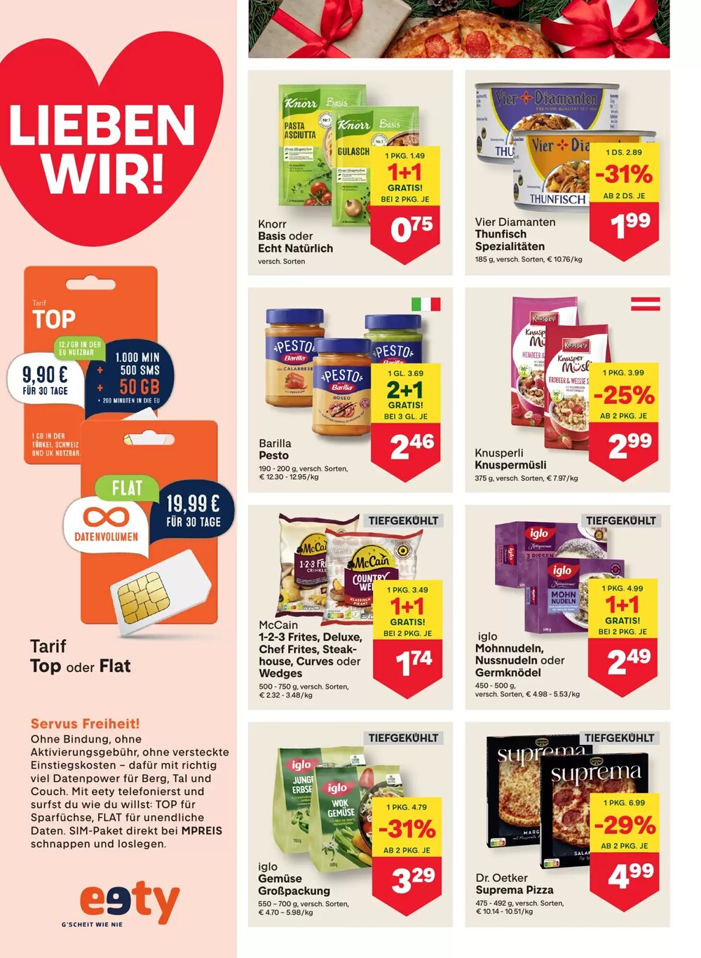 MPreis Flugblatt (ab 27.11.2025) - Angebote und Prospekt - Seite 8