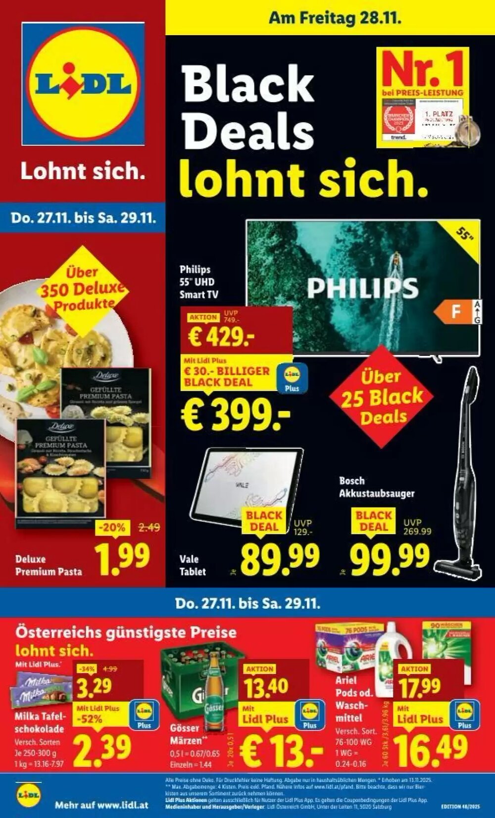 Lidl Flugblatt (ab 27.11.2025) - Angebote und Prospekt - Seite 1