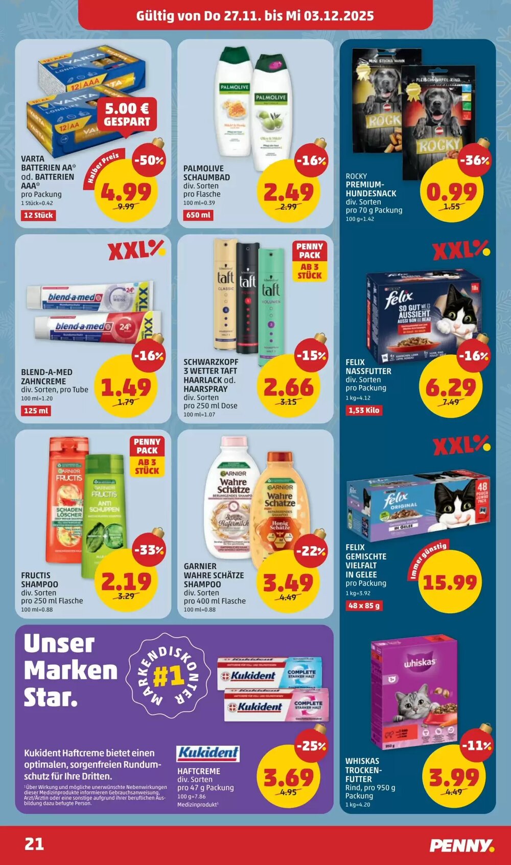 PENNY Flugblatt (ab 27.11.2025) - Angebote und Prospekt - Seite 21
