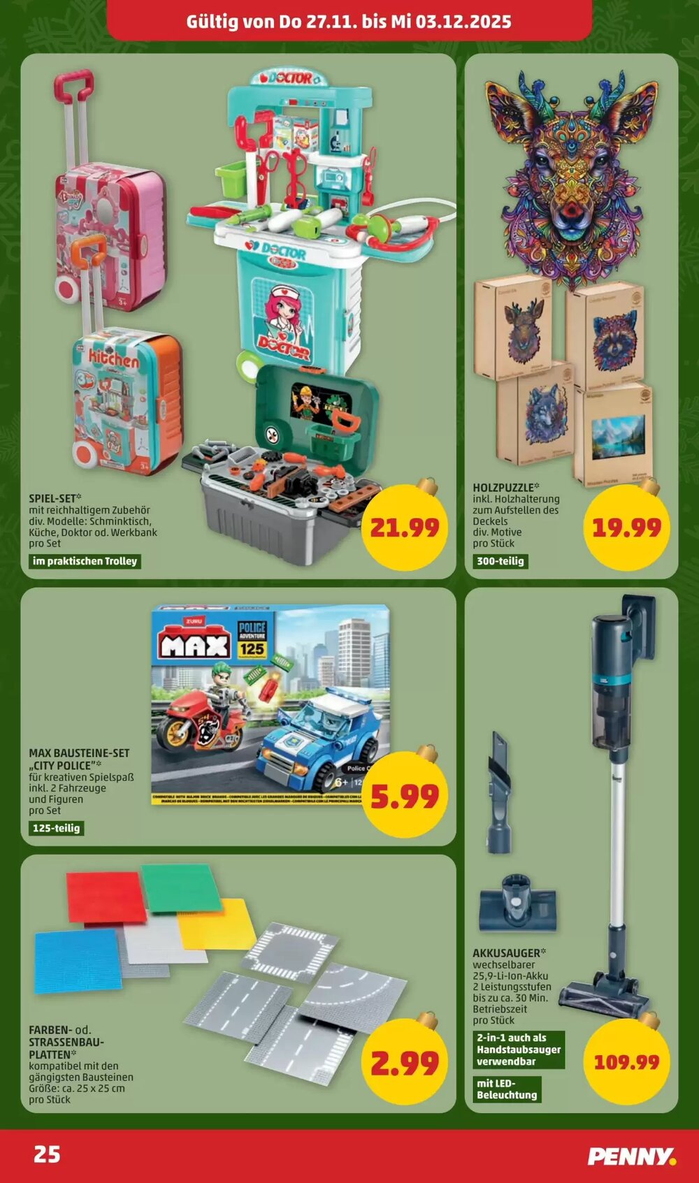 PENNY Flugblatt (ab 27.11.2025) - Angebote und Prospekt - Seite 25