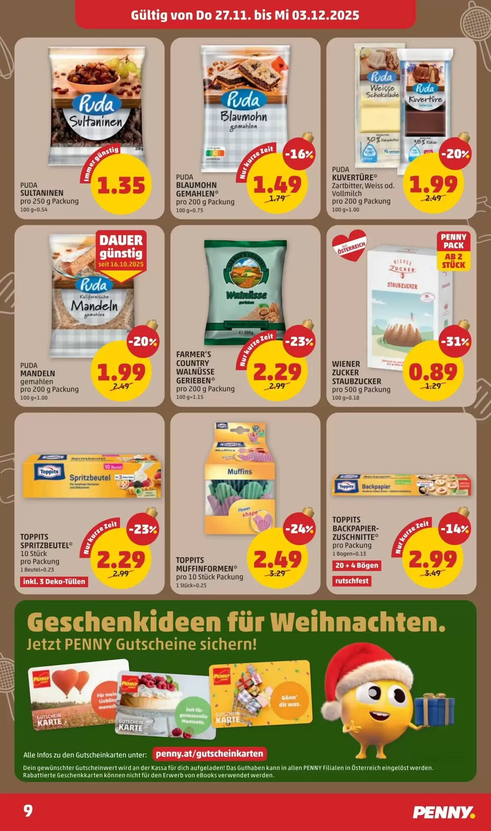 PENNY Flugblatt (ab 27.11.2025) - Angebote und Prospekt - Seite 9
