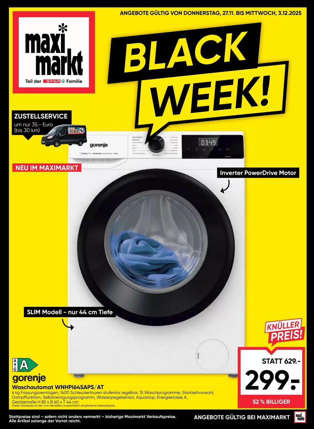 Maximarkt Flugblatt (ab 27.11.2025) - Angebote und Prospekt - Seite 1