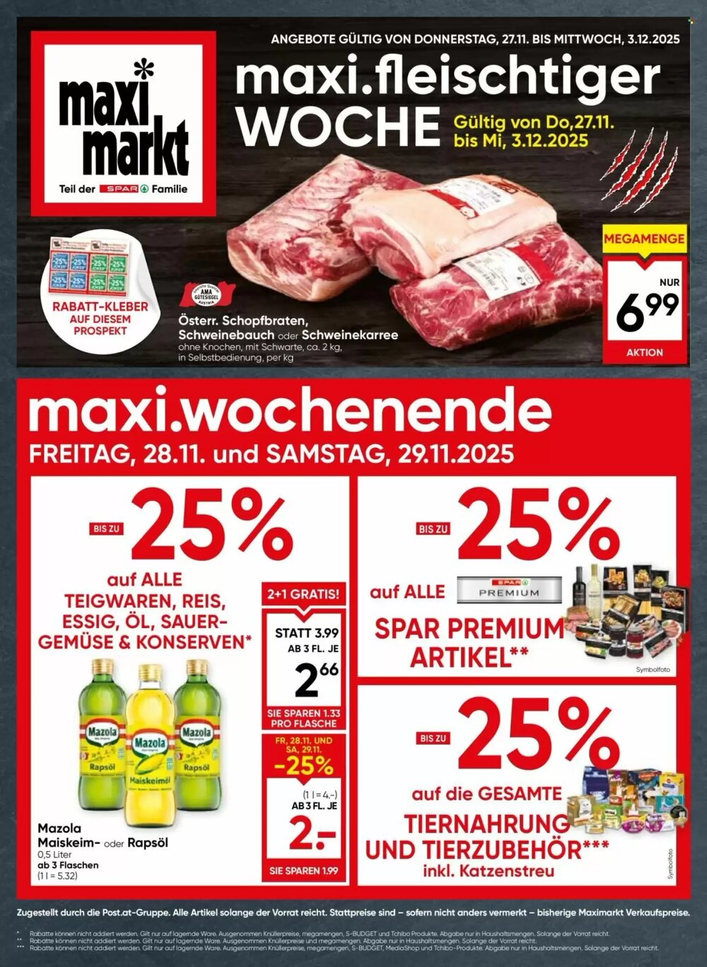 Maximarkt Flugblatt (ab 27.11.2025) - Angebote und Prospekt - Seite 1