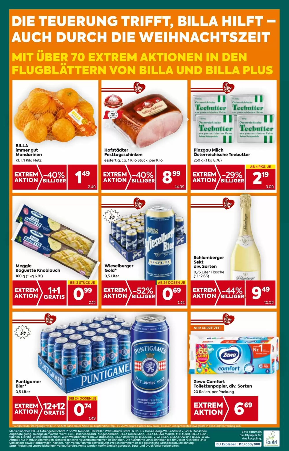 Billa Flugblatt (ab 27.11.2025) - Angebote und Prospekt - Seite 20