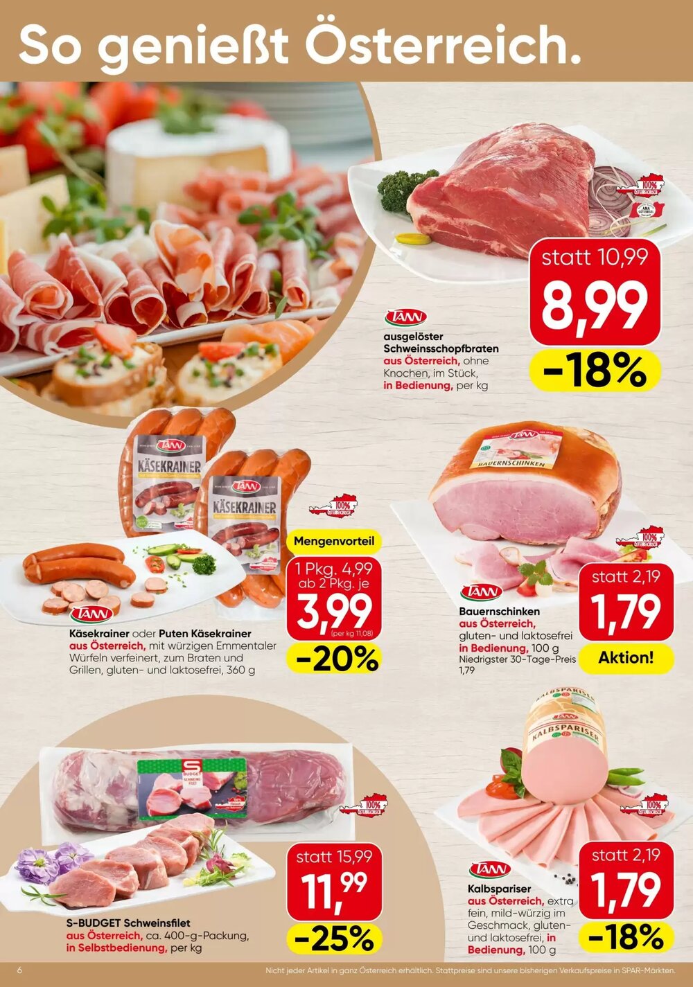 Spar Flugblatt (ab 27.11.2025) - Angebote und Prospekt - Seite 6