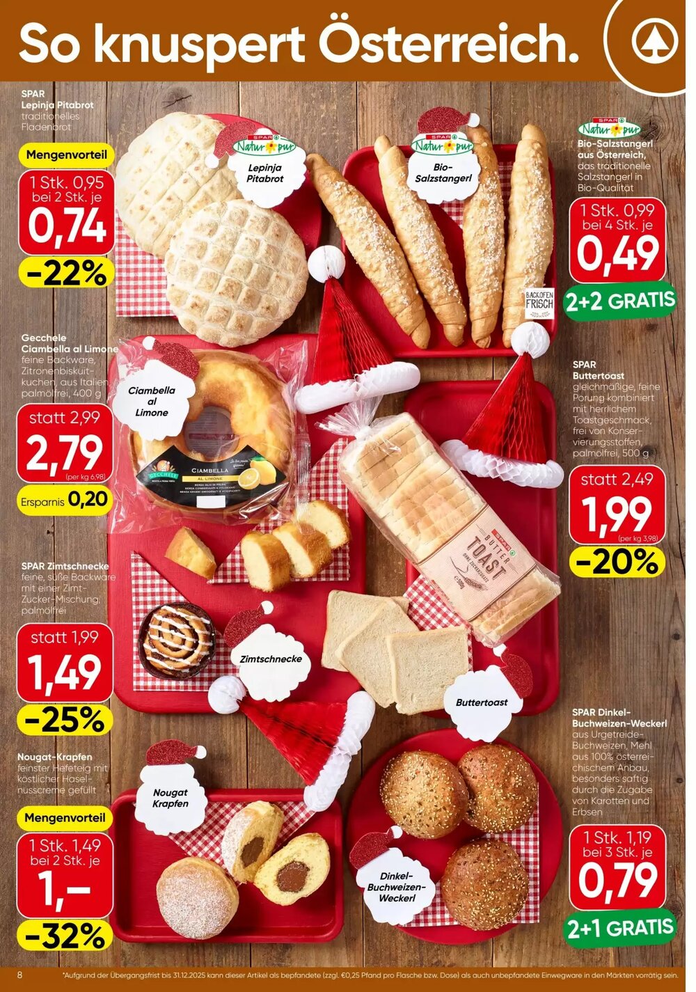 Spar Flugblatt (ab 27.11.2025) - Angebote und Prospekt - Seite 8