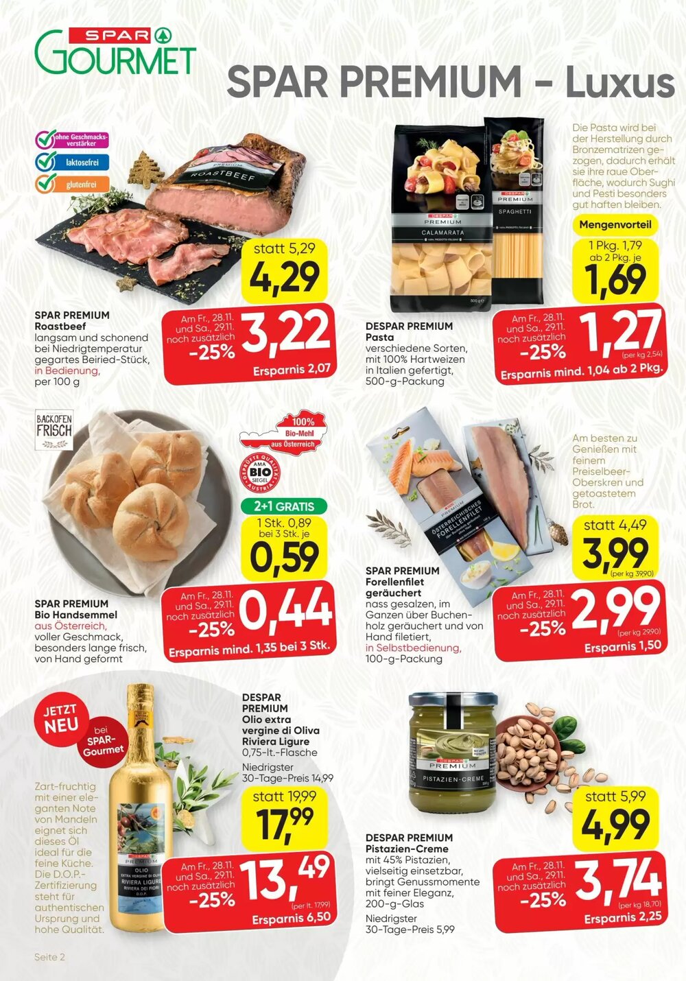 SPAR Gourmet Flugblatt (ab 27.11.2025) - Angebote und Prospekt - Seite 2