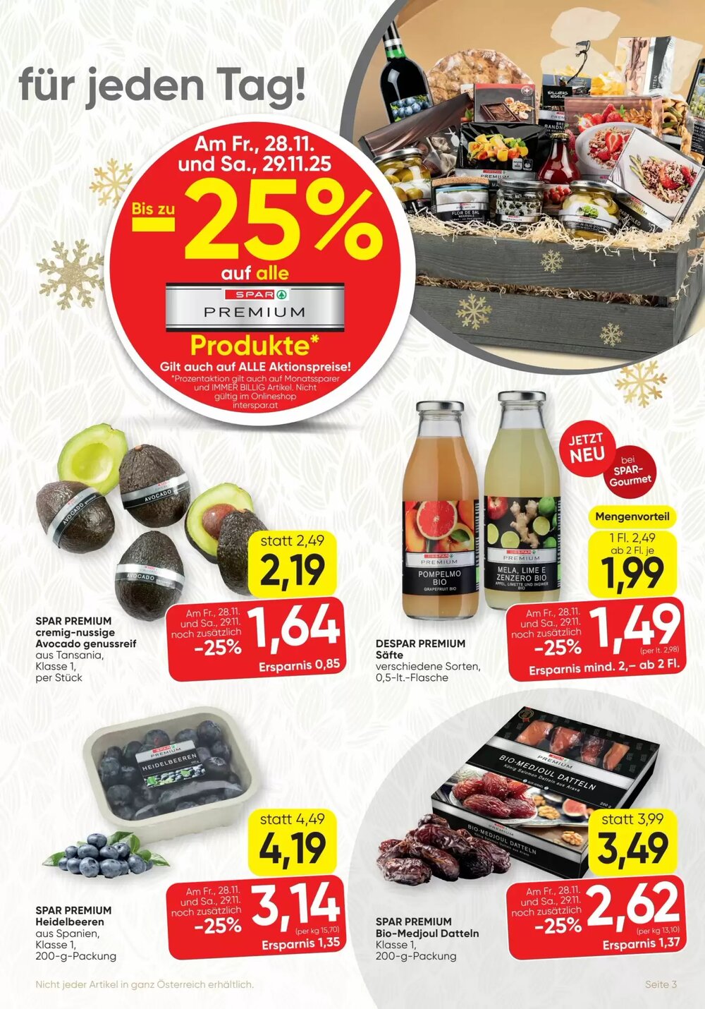 SPAR Gourmet Flugblatt (ab 27.11.2025) - Angebote und Prospekt - Seite 3
