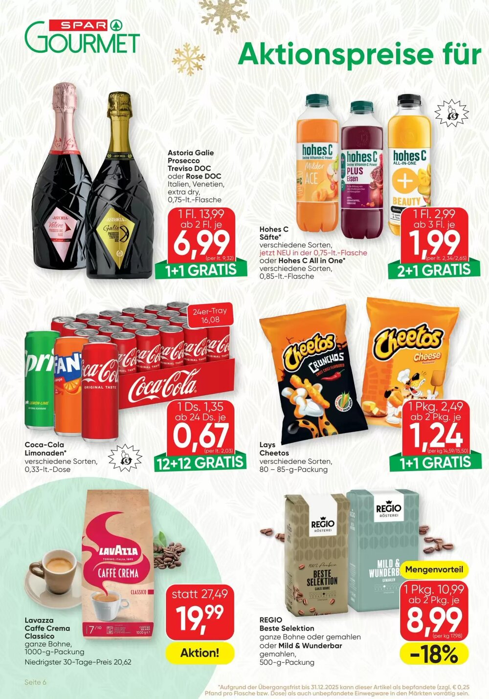 SPAR Gourmet Flugblatt (ab 27.11.2025) - Angebote und Prospekt - Seite 6