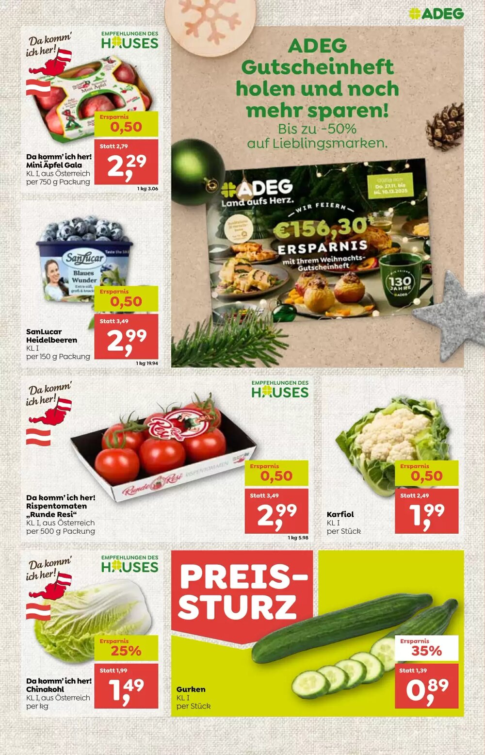 ADEG Flugblatt (ab 27.11.2025) - Angebote und Prospekt - Seite 3