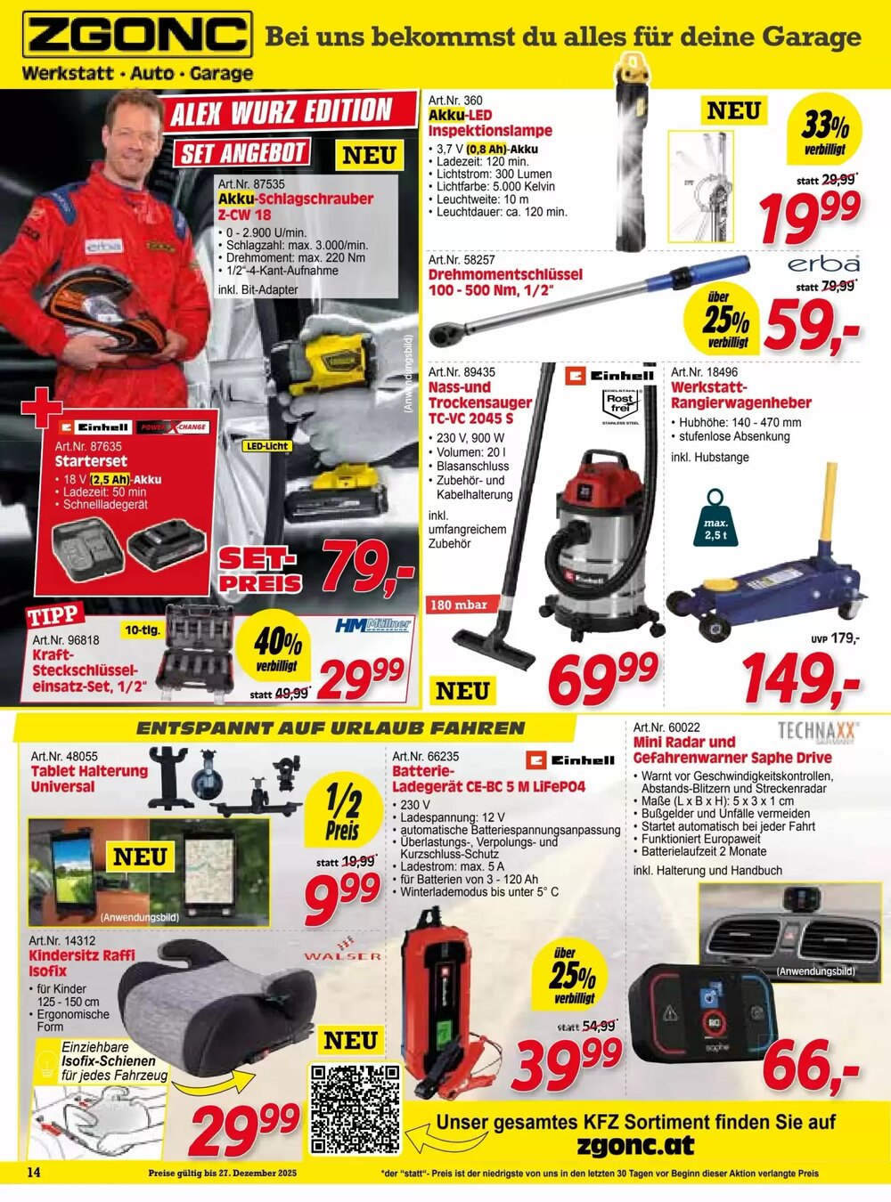 Zgonc Flugblatt (ab 27.11.2025) - Angebote und Prospekt - Seite 14