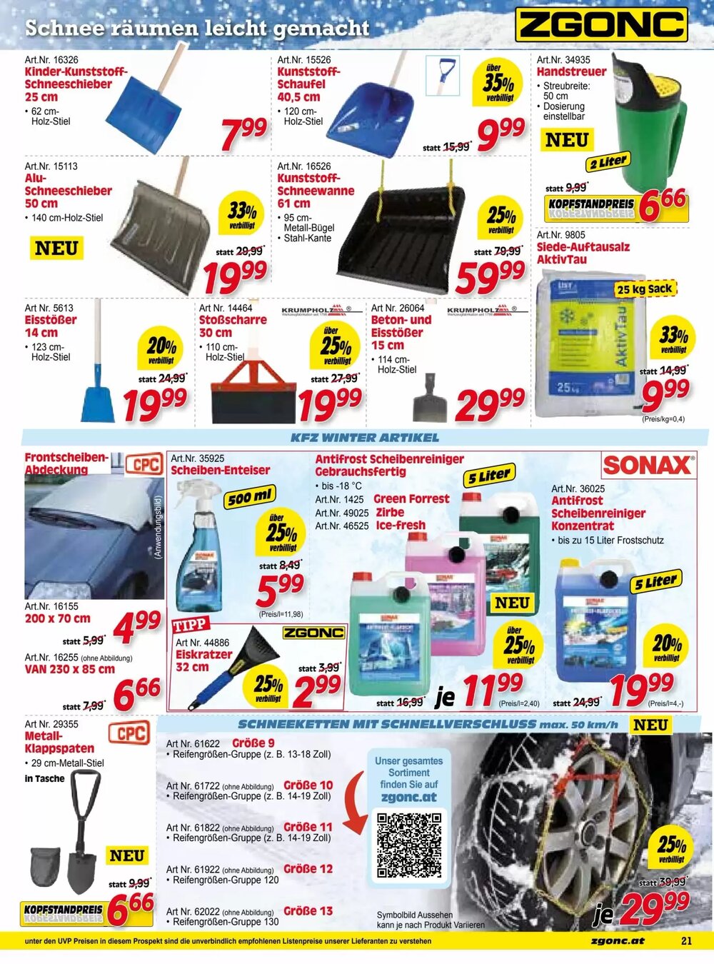 Zgonc Flugblatt (ab 27.11.2025) - Angebote und Prospekt - Seite 21