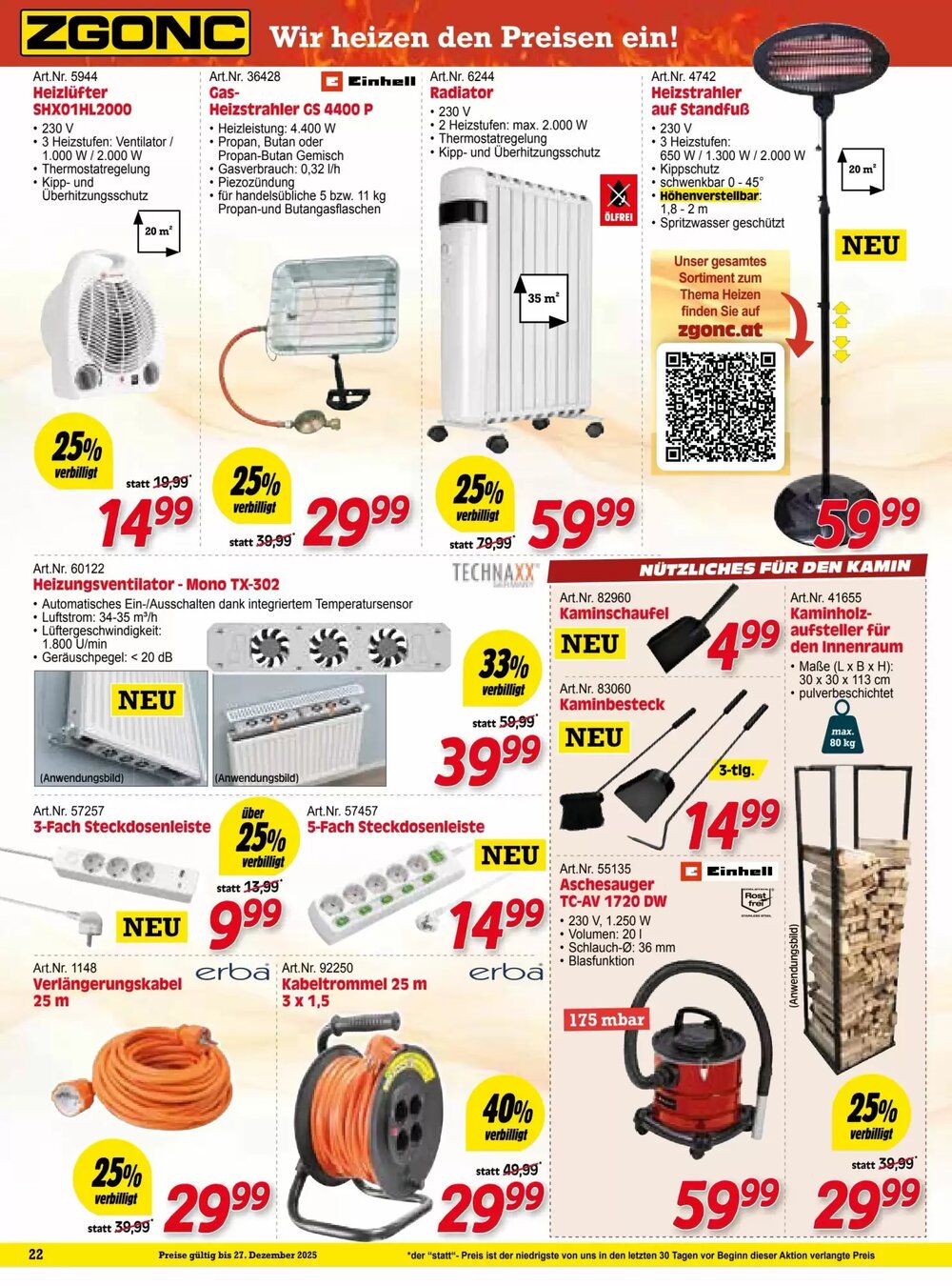 Zgonc Flugblatt (ab 27.11.2025) - Angebote und Prospekt - Seite 22