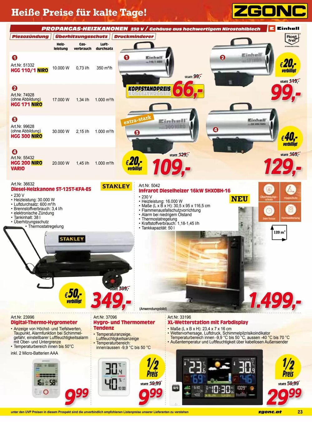 Zgonc Flugblatt (ab 27.11.2025) - Angebote und Prospekt - Seite 23