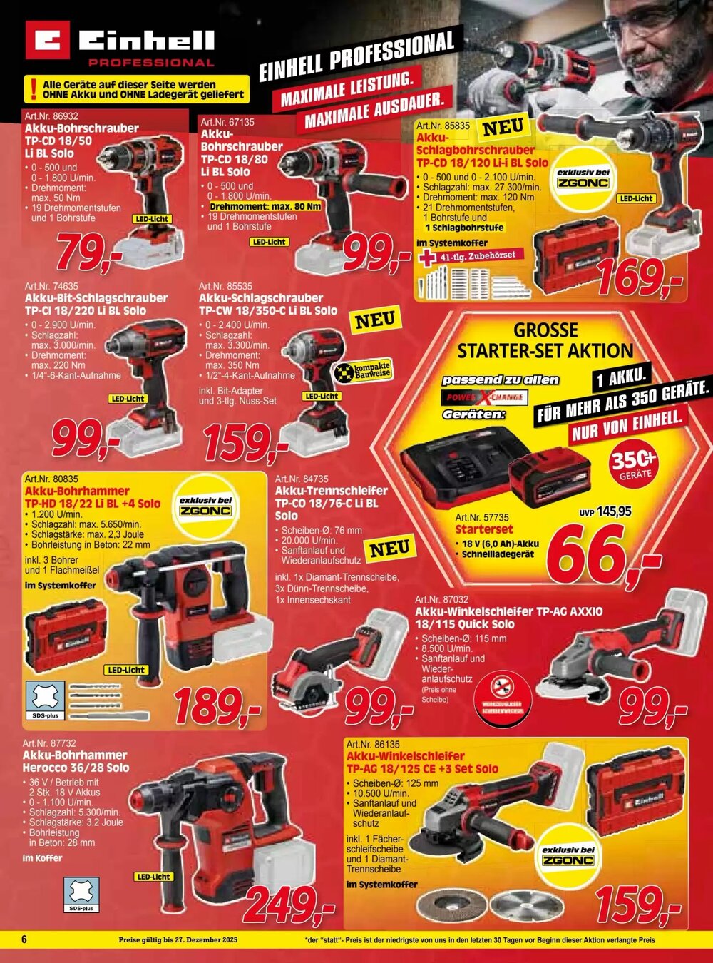 Zgonc Flugblatt (ab 27.11.2025) - Angebote und Prospekt - Seite 6