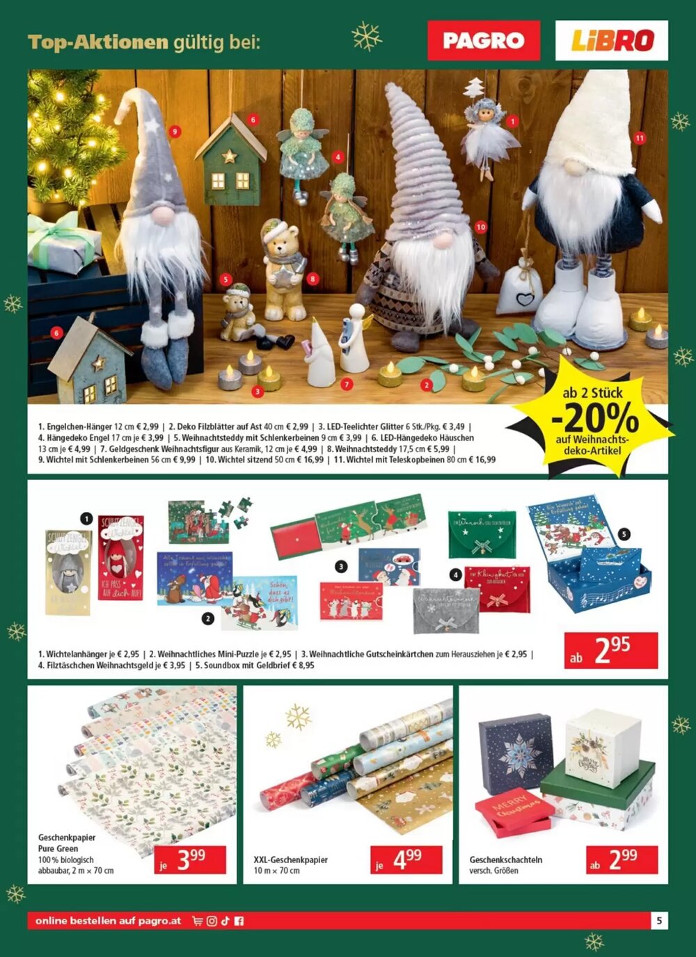 Pagro Diskont Flugblatt (ab 27.11.2025) - Angebote und Prospekt - Seite 5
