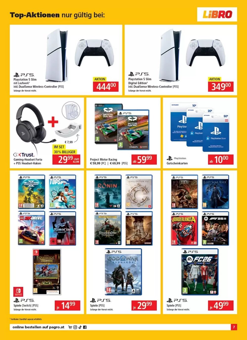 Pagro Diskont Flugblatt (ab 27.11.2025) - Angebote und Prospekt - Seite 7