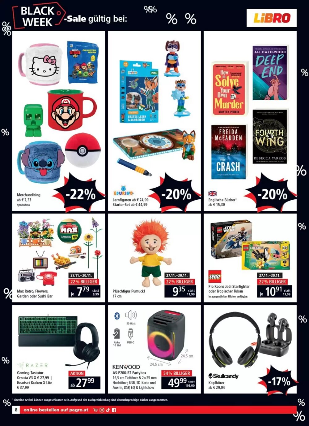 Pagro Diskont Flugblatt (ab 27.11.2025) - Angebote und Prospekt - Seite 8