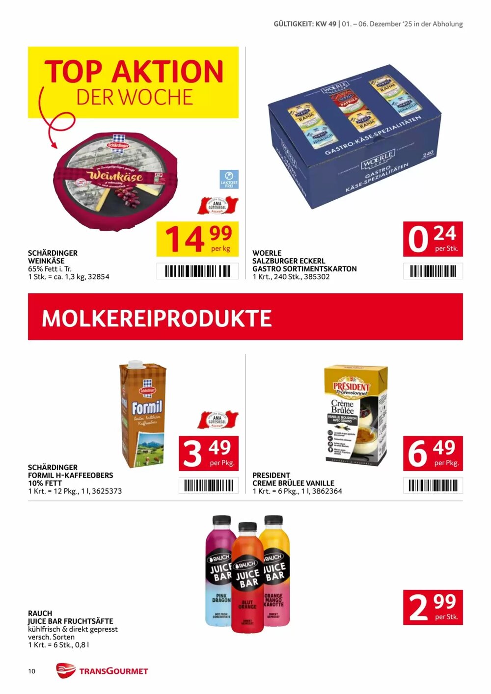 Transgourmet Flugblatt (ab 01.12.2025) - Angebote und Prospekt - Seite 10
