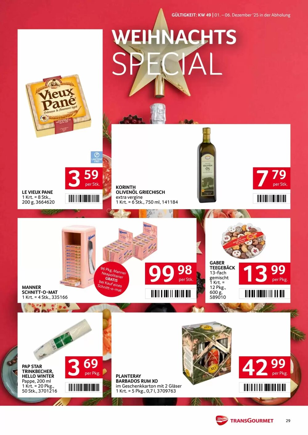 Transgourmet Flugblatt (ab 01.12.2025) - Angebote und Prospekt - Seite 29