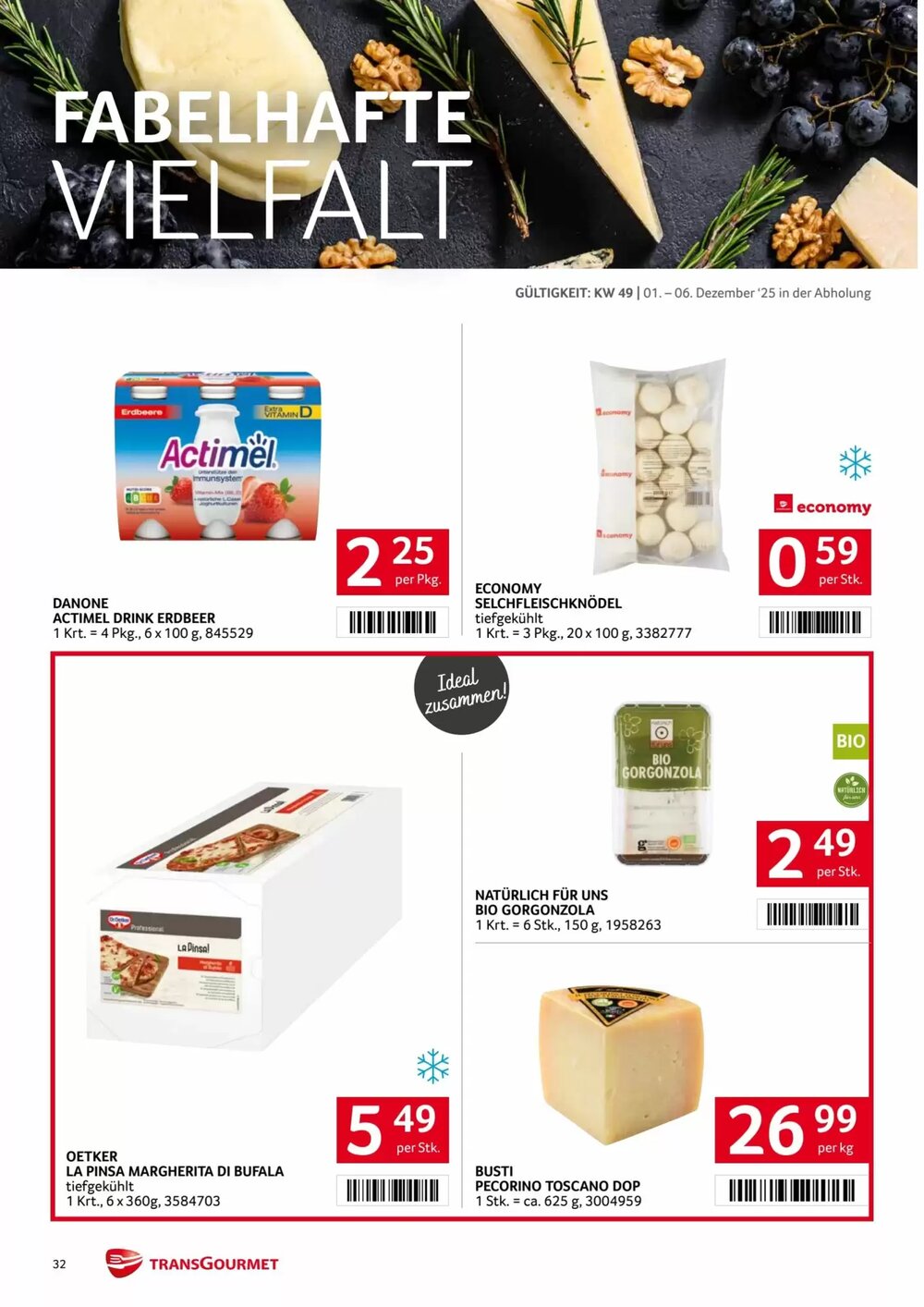 Transgourmet Flugblatt (ab 01.12.2025) - Angebote und Prospekt - Seite 32
