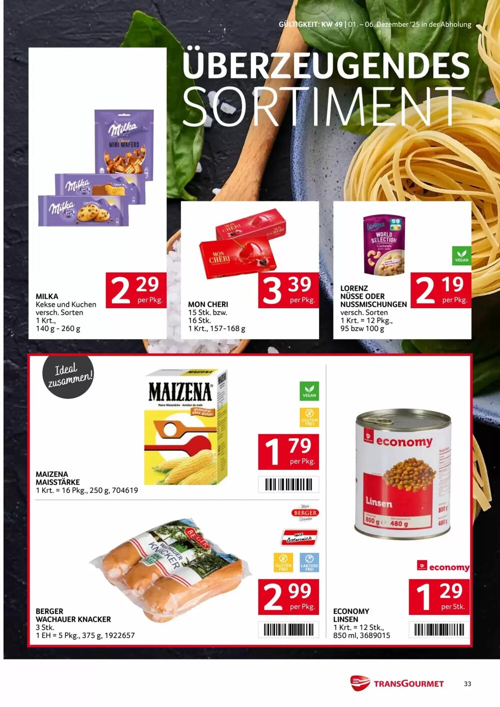 Transgourmet Flugblatt (ab 01.12.2025) - Angebote und Prospekt - Seite 33