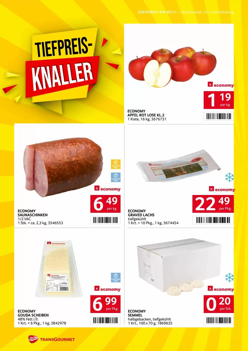 Transgourmet Flugblatt (ab 01.12.2025) - Angebote und Prospekt - Seite 4