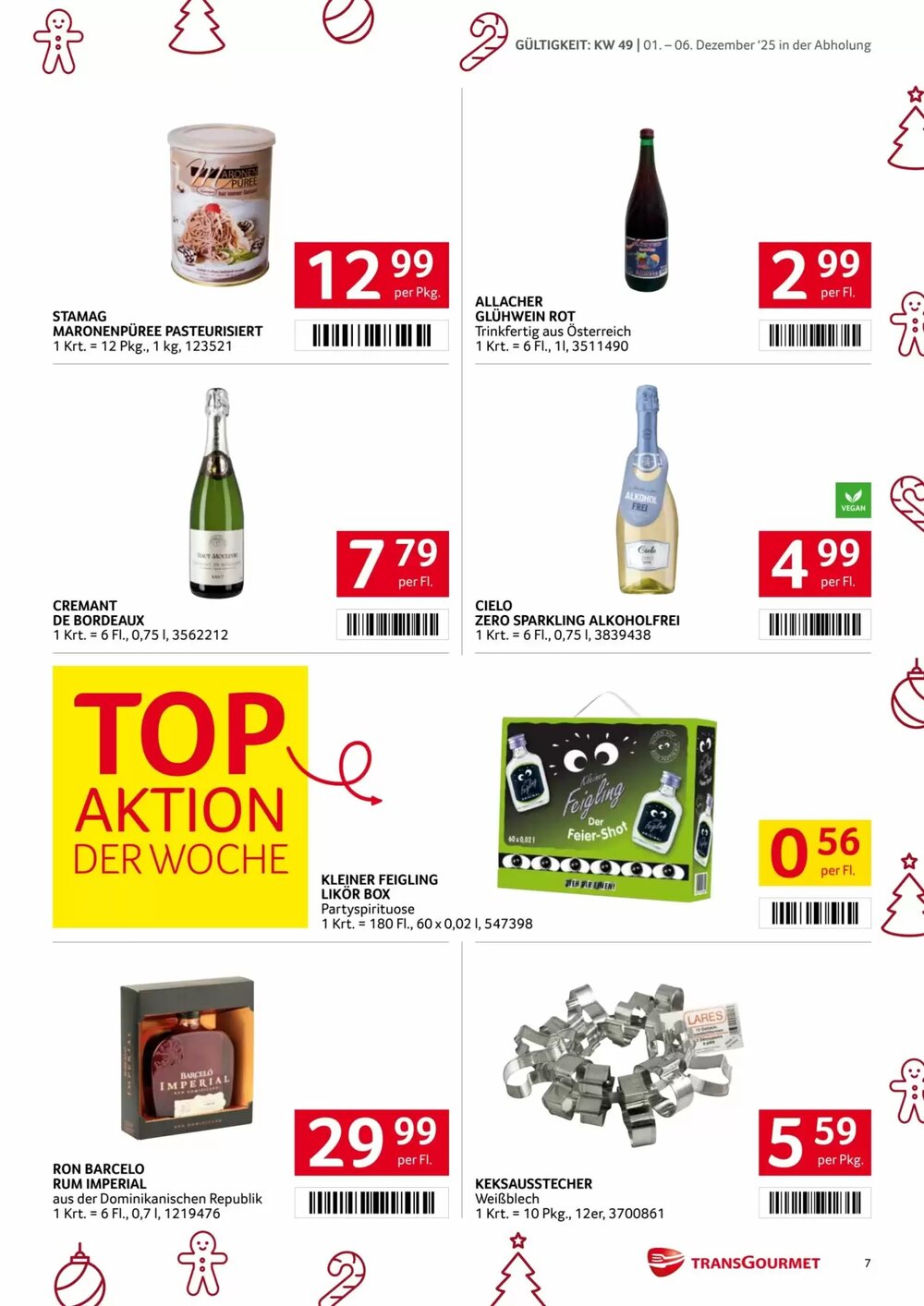 Transgourmet Flugblatt (ab 01.12.2025) - Angebote und Prospekt - Seite 7