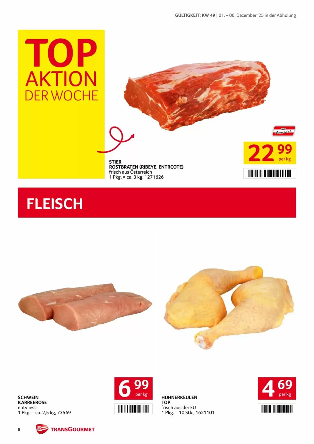Transgourmet Flugblatt (ab 01.12.2025) - Angebote und Prospekt - Seite 8