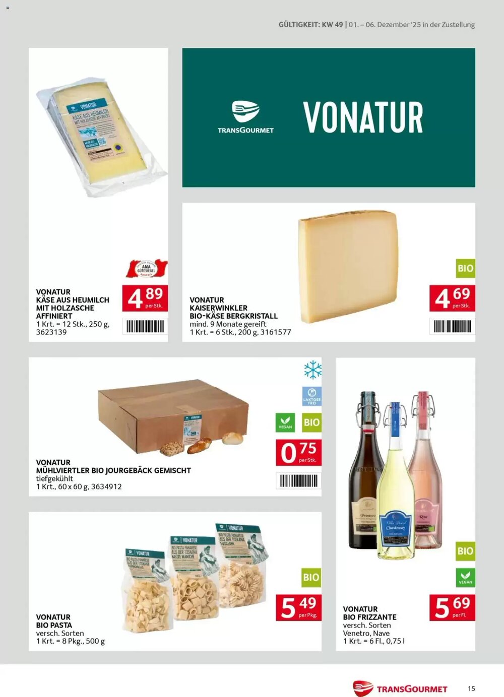 Transgourmet Flugblatt (ab 01.12.2025) - Angebote und Prospekt - Seite 15