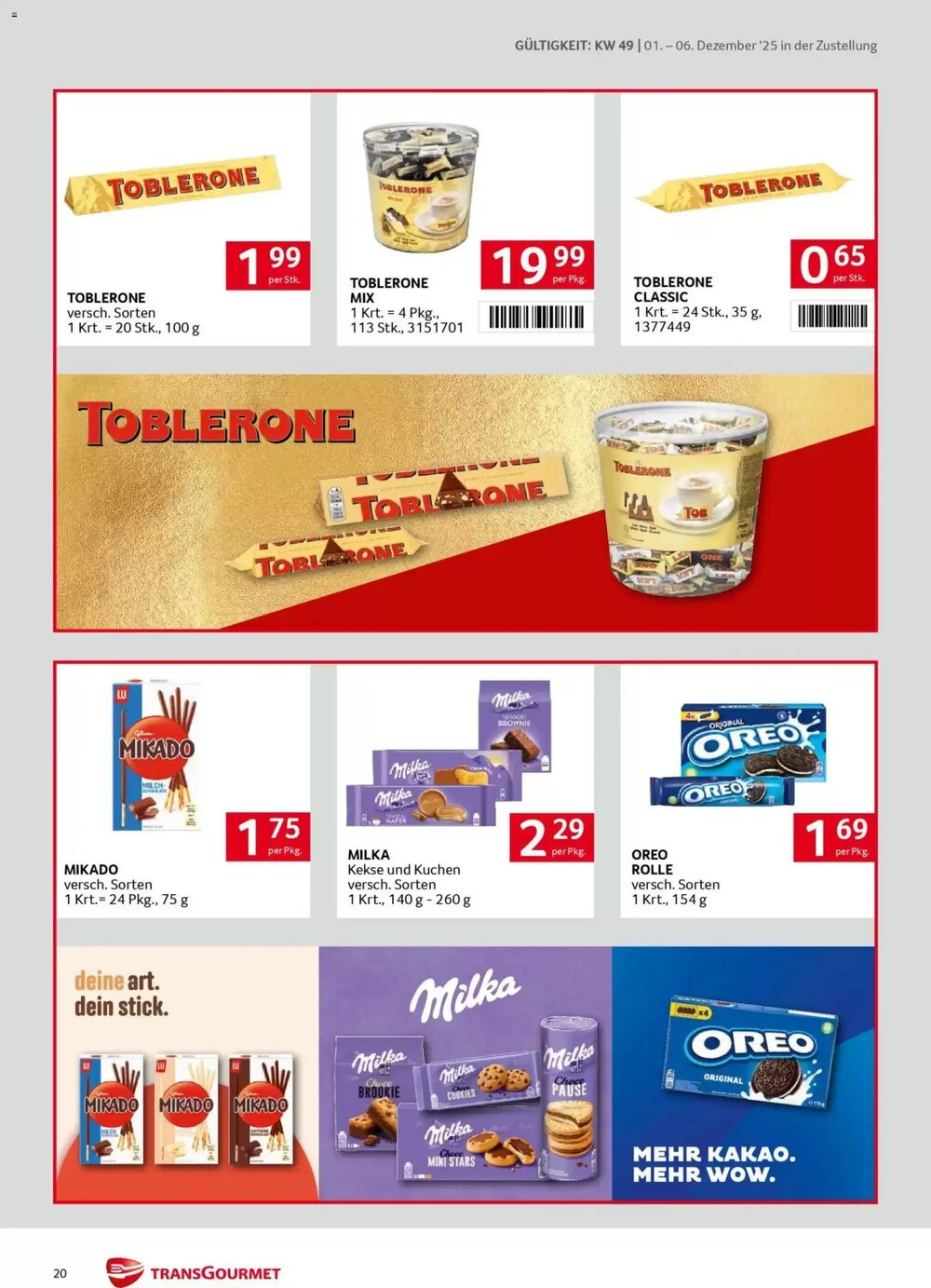 Transgourmet Flugblatt (ab 01.12.2025) - Angebote und Prospekt - Seite 20
