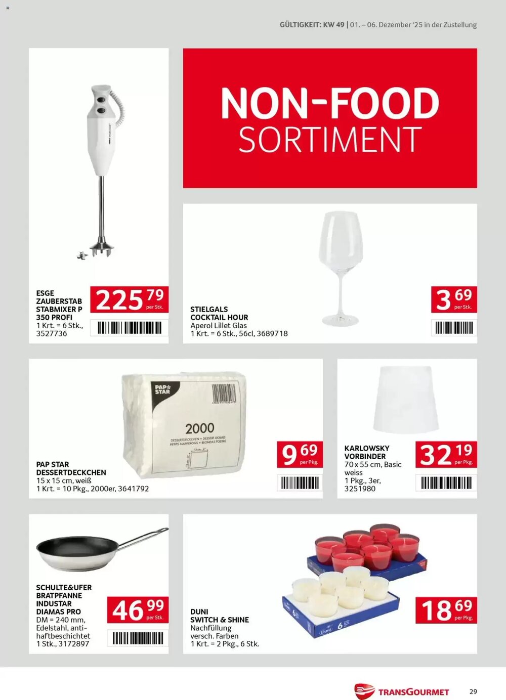 Transgourmet Flugblatt (ab 01.12.2025) - Angebote und Prospekt - Seite 29
