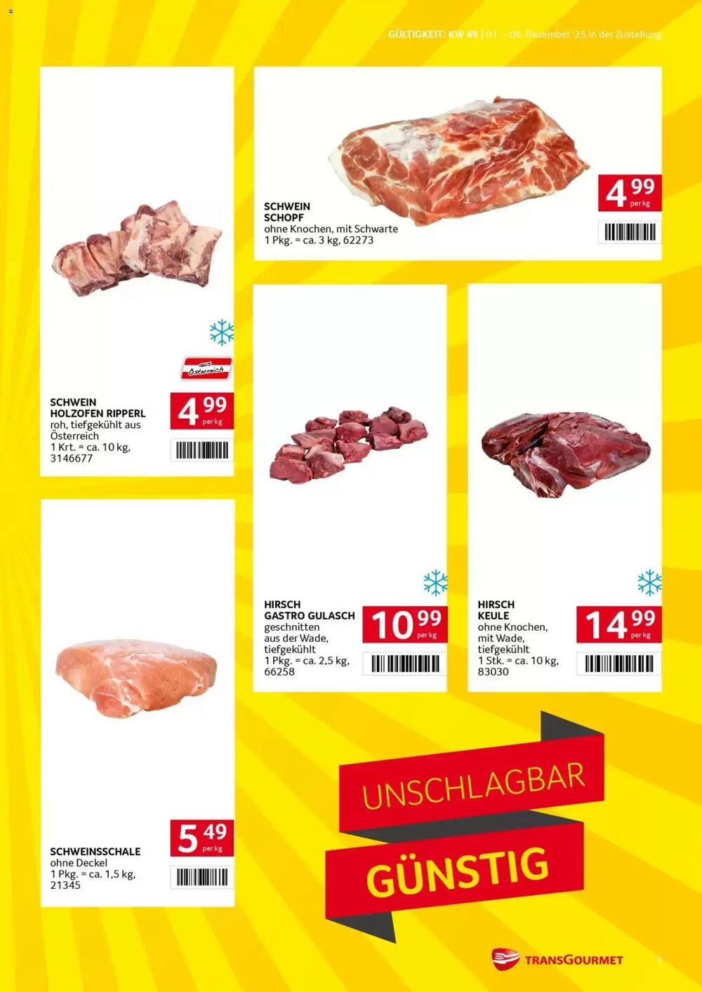 Transgourmet Flugblatt (ab 01.12.2025) - Angebote und Prospekt - Seite 3