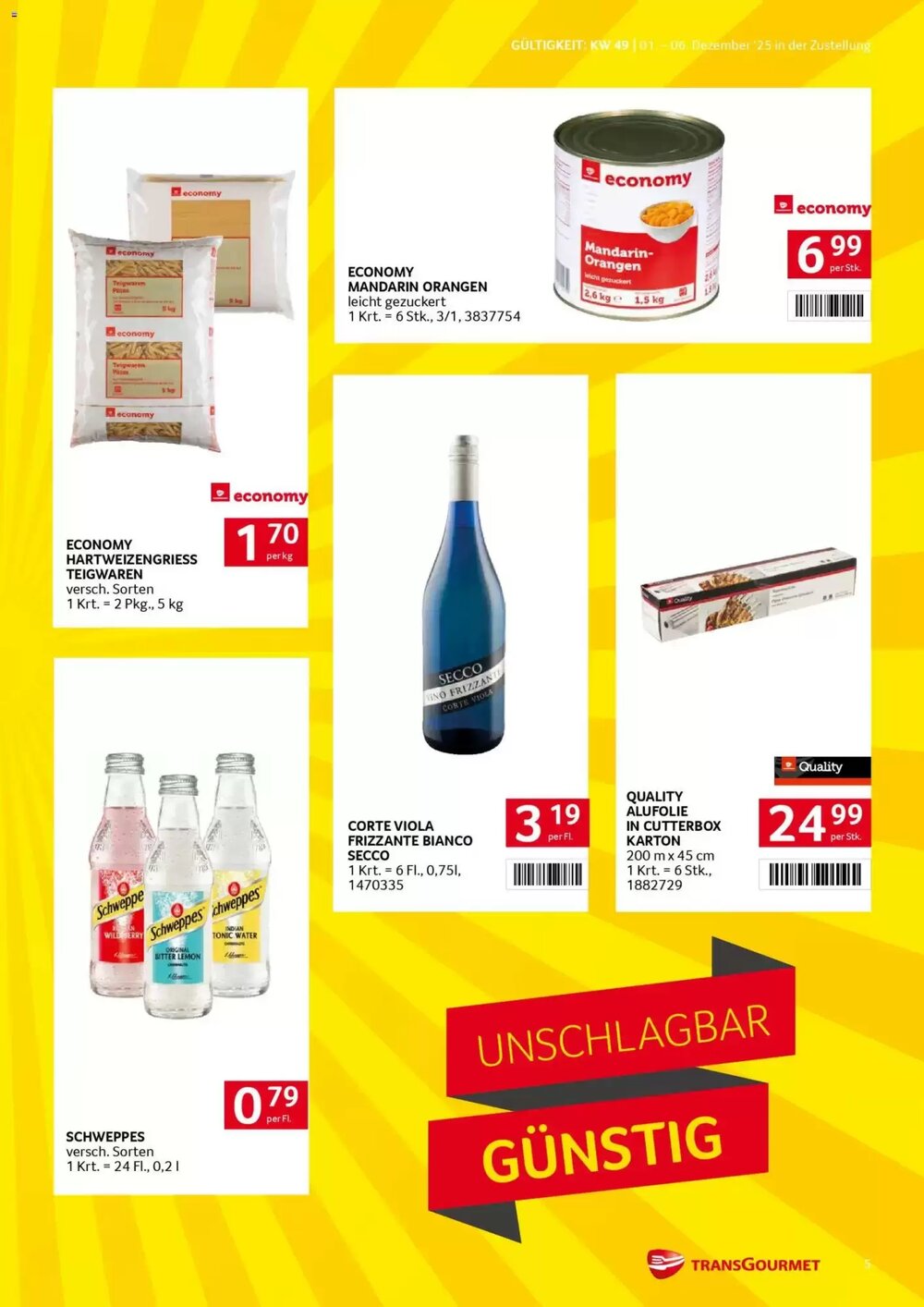 Transgourmet Flugblatt (ab 01.12.2025) - Angebote und Prospekt - Seite 5