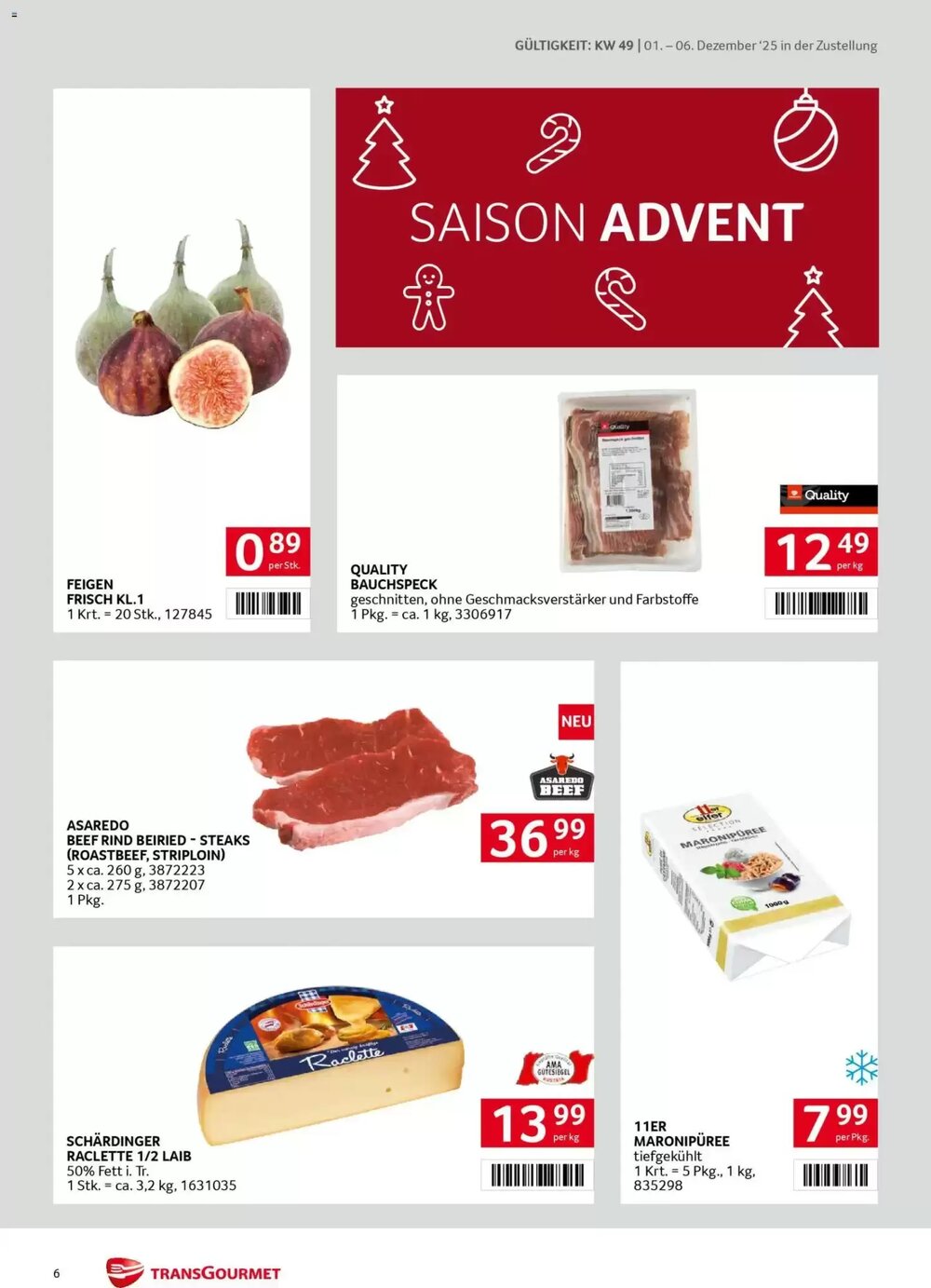Transgourmet Flugblatt (ab 01.12.2025) - Angebote und Prospekt - Seite 6