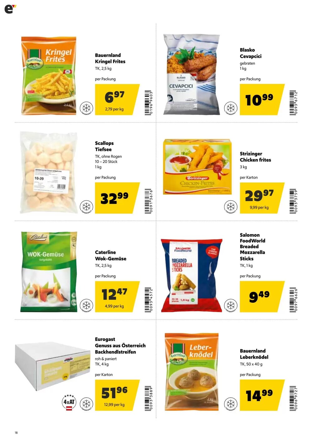 Eurogast Grissemann Flugblatt (ab 01.12.2025) - Angebote und Prospekt - Seite 18