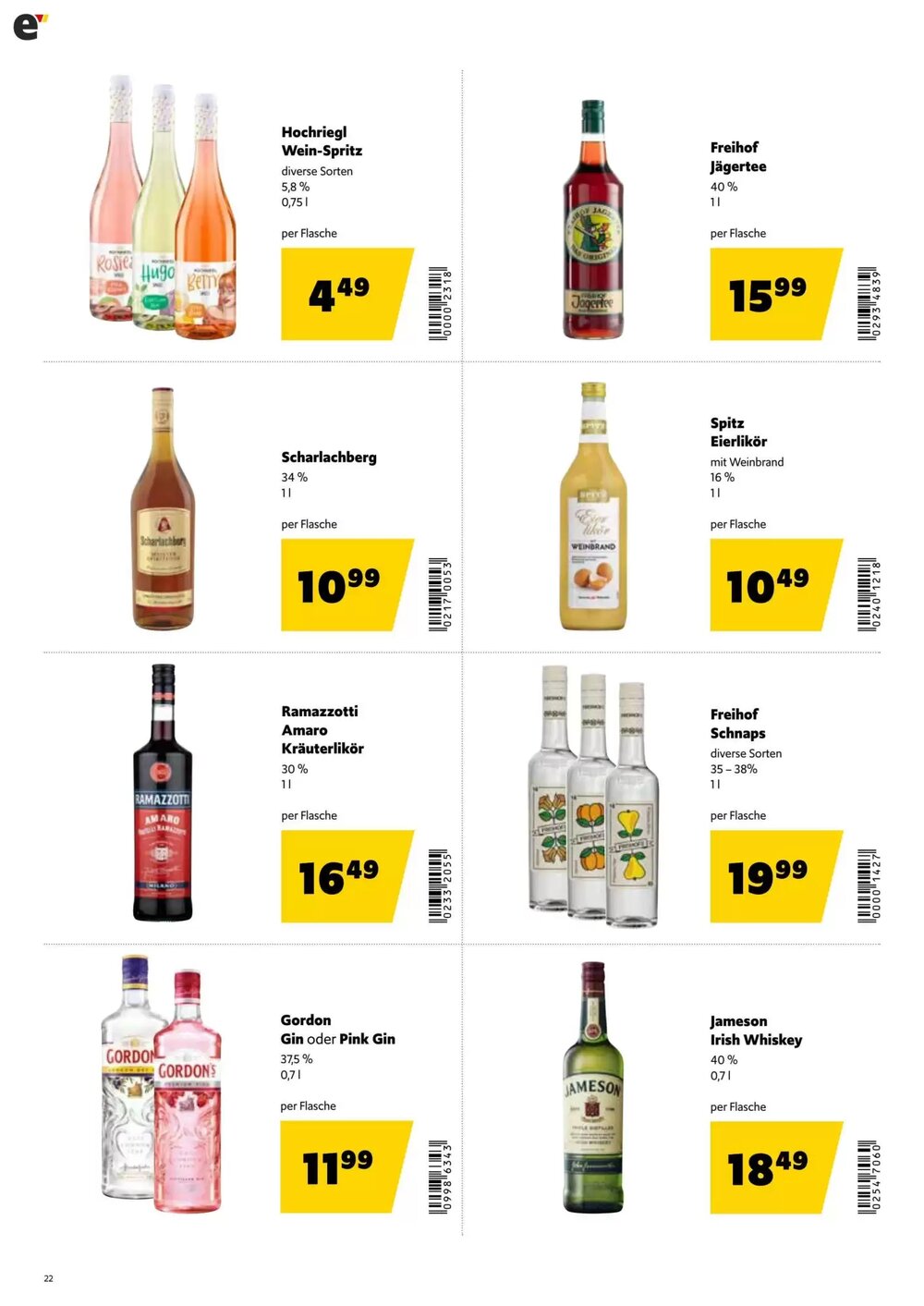 Eurogast Grissemann Flugblatt (ab 01.12.2025) - Angebote und Prospekt - Seite 22