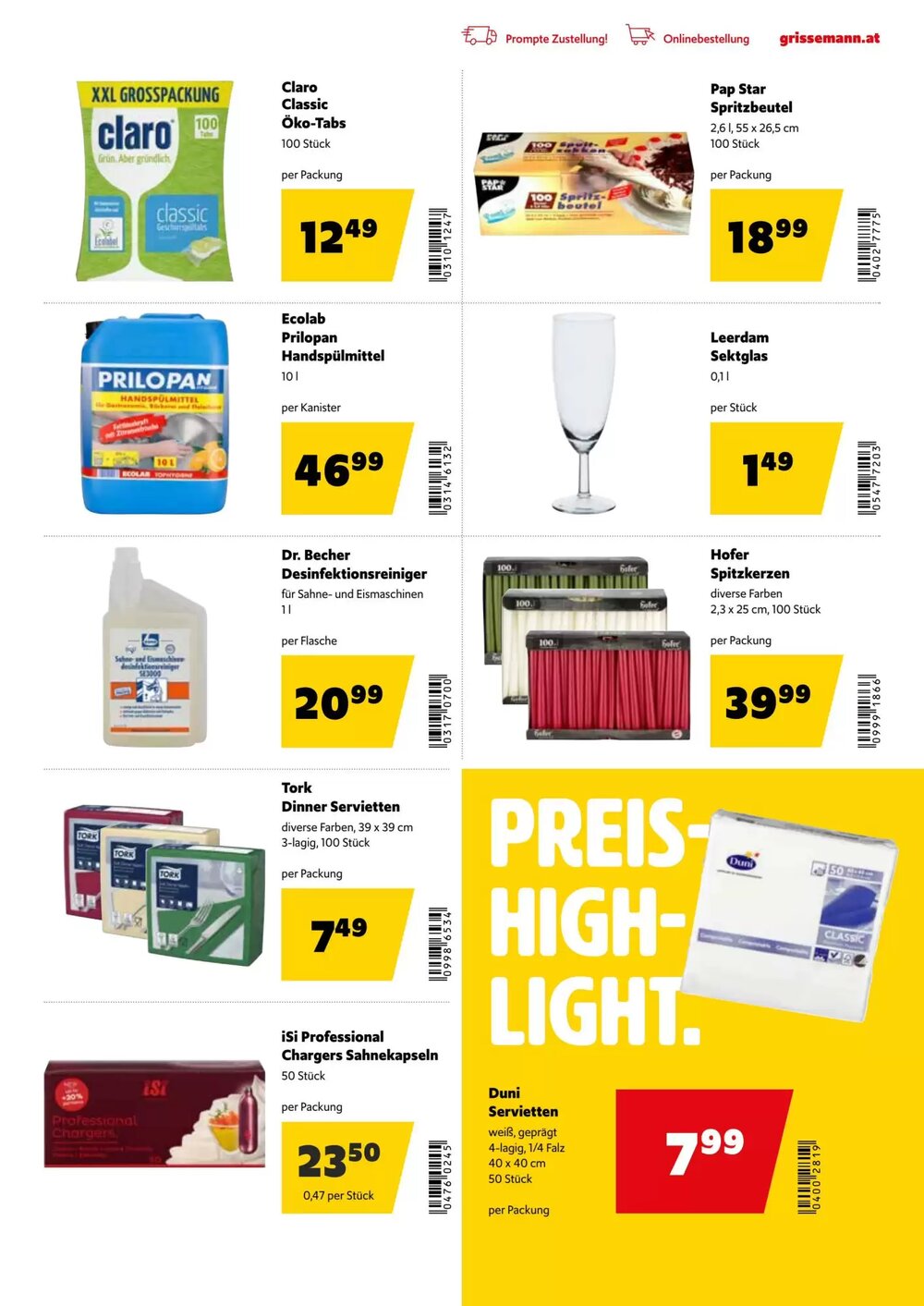 Eurogast Grissemann Flugblatt (ab 01.12.2025) - Angebote und Prospekt - Seite 23