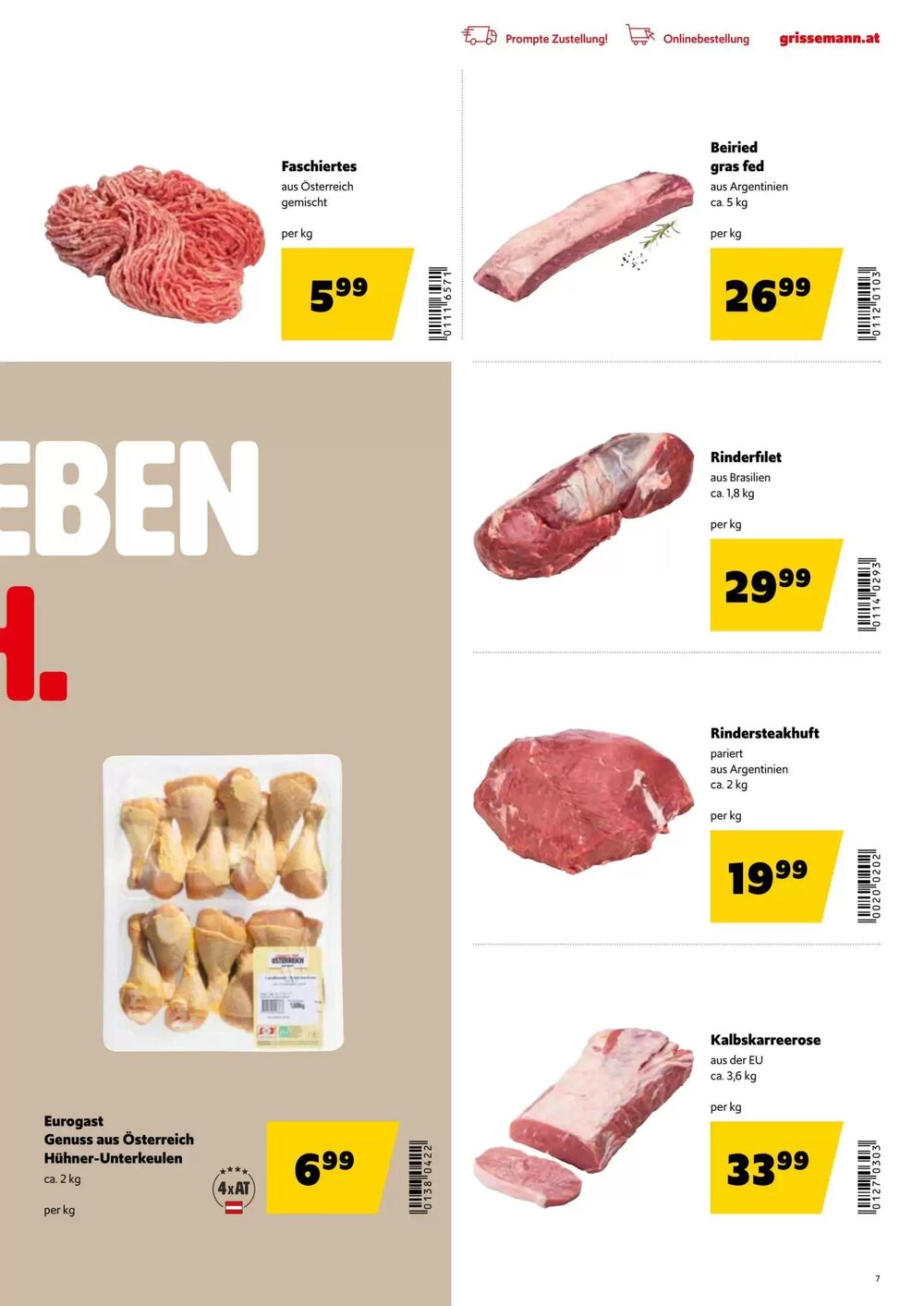 Eurogast Grissemann Flugblatt (ab 01.12.2025) - Angebote und Prospekt - Seite 7