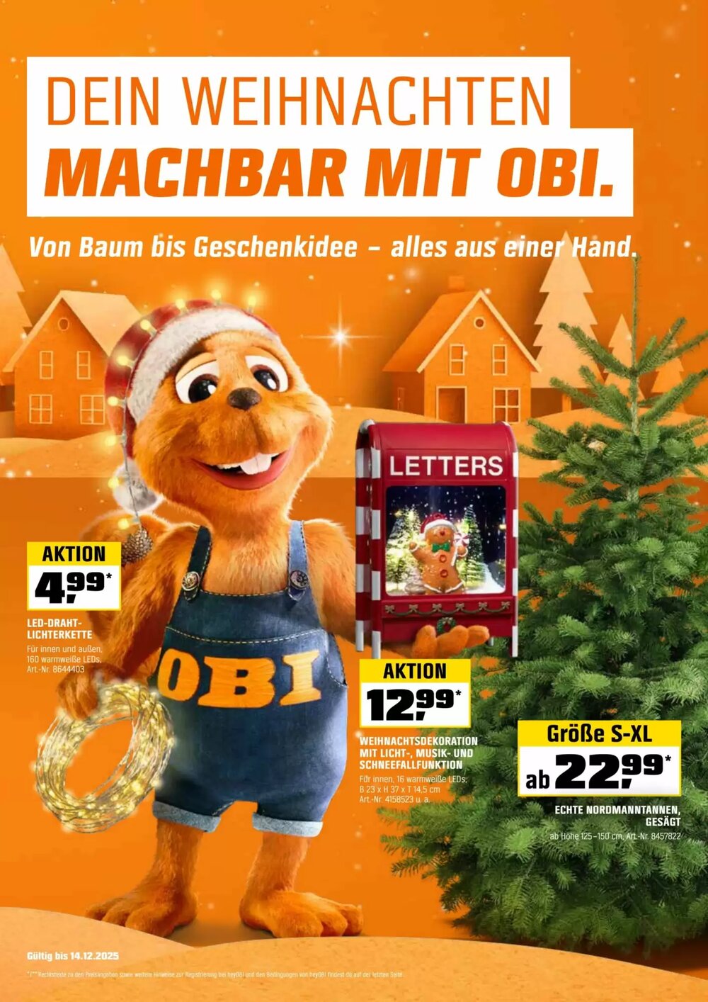 OBI Flugblatt (ab 01.12.2025) - Angebote und Prospekt - Seite 1