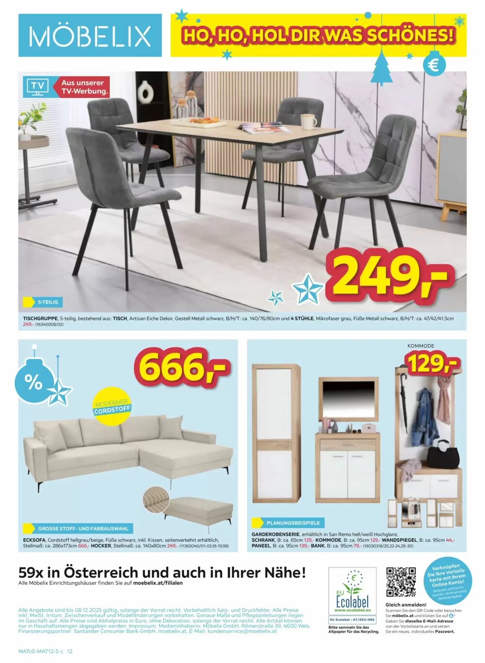 Möbelix Flugblatt (ab 02.12.2025) - Angebote und Prospekt - Seite 12