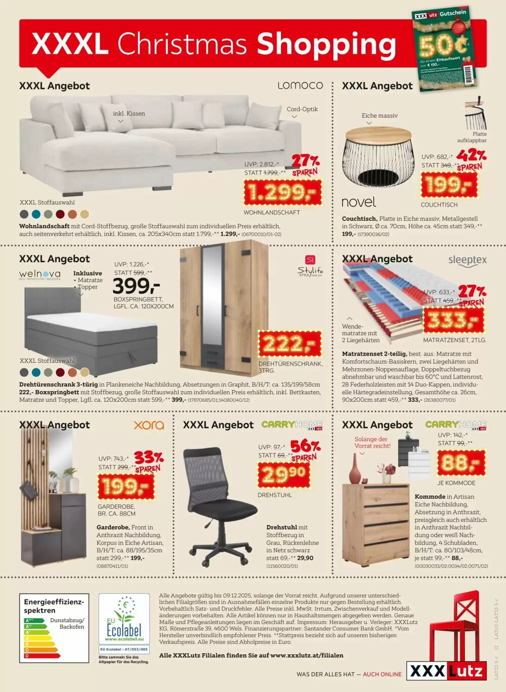 XXXLutz Flugblatt (ab 02.12.2025) - Angebote und Prospekt - Seite 12