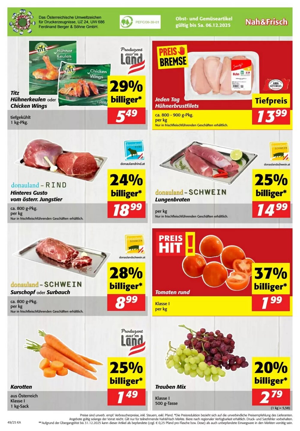 Nah&Frisch Flugblatt (ab 03.12.2025) - Angebote und Prospekt - Seite 8