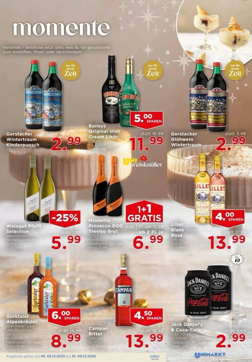 Unimarkt Flugblatt (ab 03.12.2025) - Angebote und Prospekt - Seite 11