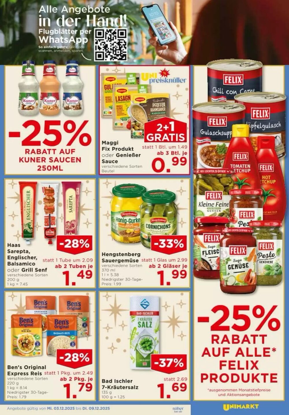 Unimarkt Flugblatt (ab 03.12.2025) - Angebote und Prospekt - Seite 13