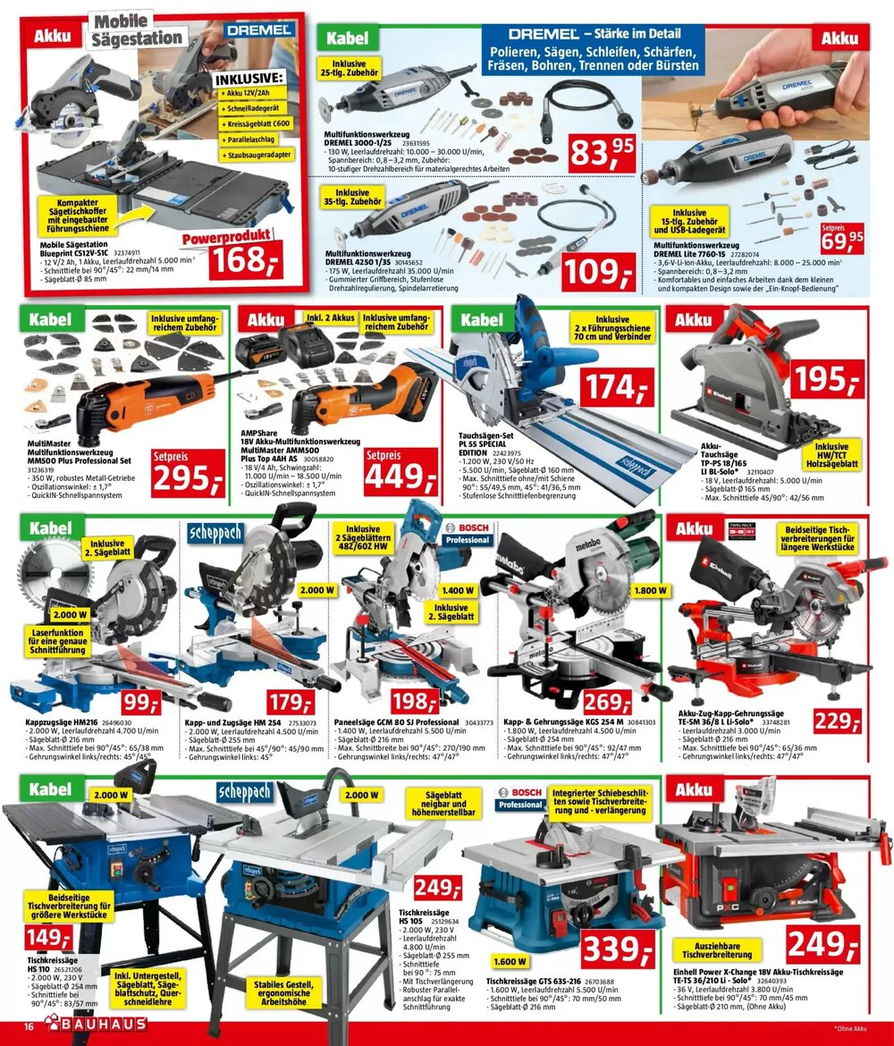 Bauhaus Flugblatt (ab 03.12.2025) - Angebote und Prospekt - Seite 16