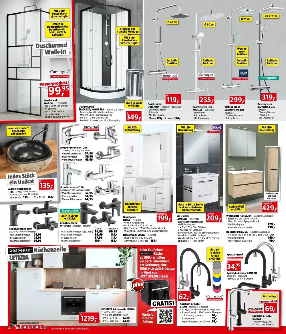 Bauhaus Flugblatt (ab 03.12.2025) - Angebote und Prospekt - Seite 20